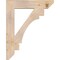 Ekena Millwork Merced Slat Smooth Bracket, Douglas Fir, 5 1/2"W x 32"D x 40"H BKT06X32X40MRC06SDF - alternate 4